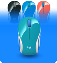 MOUSE M187 OPTICO 3 BOTONES INALAMBRICO COLOR BRIGHT TEAL LOGITECH