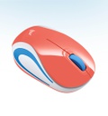 MOUSE M187 OPTICO 3 BOTONES INALAMBRICO COLOR CORAL LOGITECH