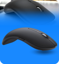 MOUSE WM527 WIRELESS ERGONOMICO COLOR NEGRO DELL