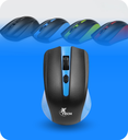 MOUSE XTM-310BL INALAMBRICO 2.4GHZ 4 BOTONES 1600 DPI COLOR AZUL XTECH