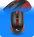 MOUSE XTM-310RD INALAMBRICO 2.4GHZ 4 BOTONES 1600 DPI COLOR ROJO XTECH