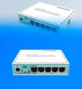 Routerboard Mikrotik RB750GR3 HEX, 5X Gigabit Ethernet Dual Core CPU 880MHz 256MB RAM USB MicroSD RouterOS L4