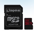 TARJETA MICROSD 32GB MICROSDHC CANVAS REACT 100R/70W U3 UHS-I V30 CON ADAPTADOR KINGSTON