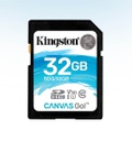 TARJETA SD 32GB SDHC CANVAS GO 90R/45W CL10 U3 V30 KINGSTON