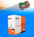 CABLE UTP AB355NXT07 CATEGORIA 5E EXTERIOR 4 PARES BK CMX METRO NEXXT