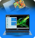 LAPTOP ACER A3 RYZEN 5 R5-3500U 15.6" 8GB RAM 1TB HDD W10 HOME COLOR AZUL