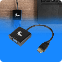 ADAPTADOR XTECH XTC-363 DE HDMI MACHO A VGA HEMBRA