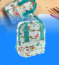 MOCHILA XTECH XTB-501 PARA NIÑOS 12" ESTAMPADO CON COLOR TURQUESA