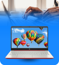 LAPTOP HP 15-DW1083 PENTIUM GOLD 6405U 2.4GHZ 128GB SSD 4GB 15.6" 1366X768 WIN10 COLOR SCARLET RED