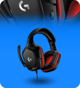 HEADSET GAMING LOGITECH G332 LEATHERETTE CABLEADO COLOR NEGRO