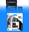 TARJETA MICROSD KINGSTON MICSDXC CANVAS SELECT PLUS 128GB 100R A1 C10 CON ADAPTADOR