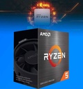 Procesador AMD Ryzen 5 5600X 6 Core PCle 4.0 4.6 GHz Max Boost 3.7 GHz Base con Disipador