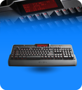 TECLADO GAMING EVGA USB Z10 RGB INGLES COLOR ROJO