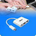 Adaptador de Video Externo TrippLite USB-C a HDMI / USB-C / USB