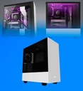 Case NZXT H Serie H510 Compacto Media Torre ATX Sin fuente Color Blanco/Negro