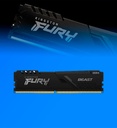 Memoria RAM Kingston Fury KF432C16BB/16 16GB 3200MHz DDR4 CL16 DIMM Beast