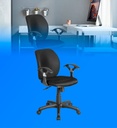 Silla Xtech XTF-SC100 Ergo Secretarial Con Descansa Brazos Color Negro