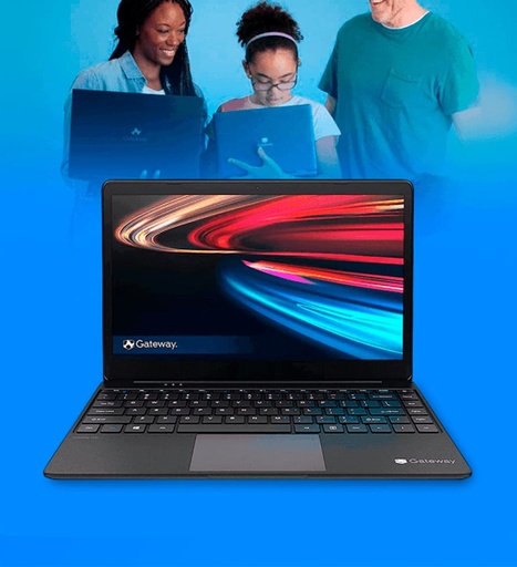 Laptop Gateway GWTN141 Core i3-1005G1 128GB SSD 4GB RAM 14.1" 1920x1080 WIN10 Color Negro Seminuevo