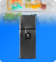 Refrigerador Mabe RMA300FZNC Automatico 11 pies Cubicos 2 Puertas Acero Inoxidable Color Negro