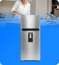 Refrigerador Whirlpool Top Mount 17P³ Xpert Energy Saver Acero Inoxidable