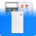 Refrigerador GRS GR100VCM Compacto con Freezer 100L Color Plateado