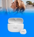 Auriculares JBL Tune 130TWS Truly Inalambricos Color Blanco