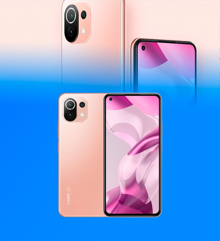 Celular Xiaomi 11 Lite 5G 8GB 128GB Rosa Melocoton | TERA