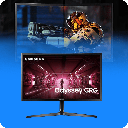 Monitor 24" Samsung LC24RG50FQNXZA 1920x1080 144Hz Display Port Curvo Freesync