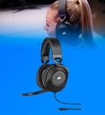 Headset Corsair HS65 Con Cable 3,5 Color Carbon CA-9011270-NA