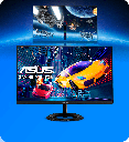 Monitor Asus Gamer 24" VZ249HEG1R Full Hd 1920x1080 75Hz 1Ms Color Negro Hdmi Vga Motion Blur Freesync Ultra Slim