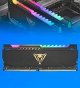 Memoria Pc 8Gb DDR4 3600Mhz Patriot RGB Cl20 Viper Steel Negro Hs Single PVSR48G360C0 V4S