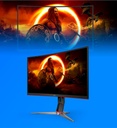 Monitor 32" AOC C32G2 Wled (1920 X 1080) 165Hz 1Ms Full Hd Hdmi Display Port Vga Freesync Curvo 